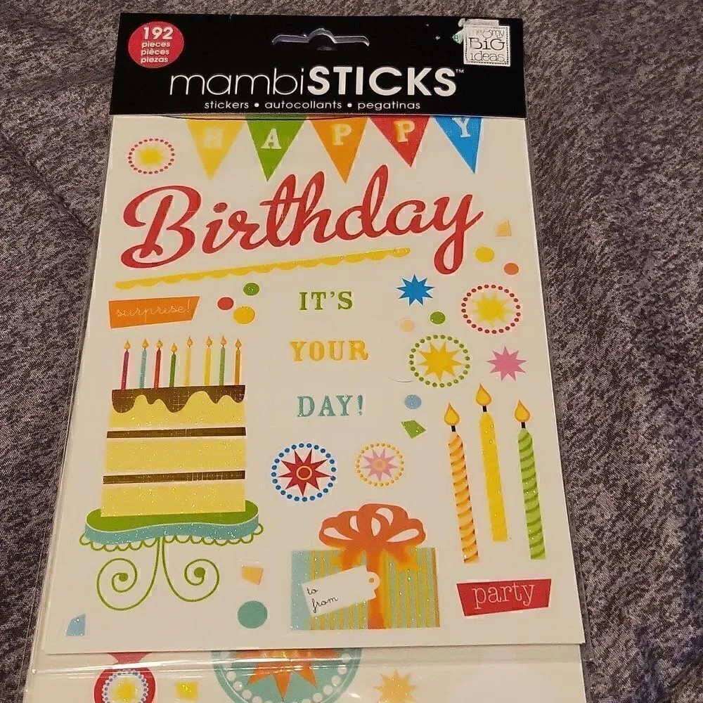Birthday sticker bundle